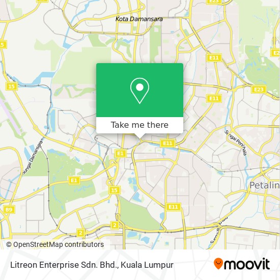 Litreon Enterprise Sdn. Bhd. map