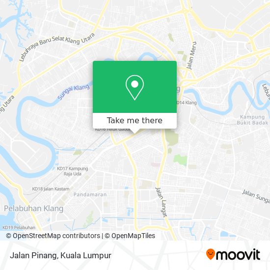 Jalan Pinang map
