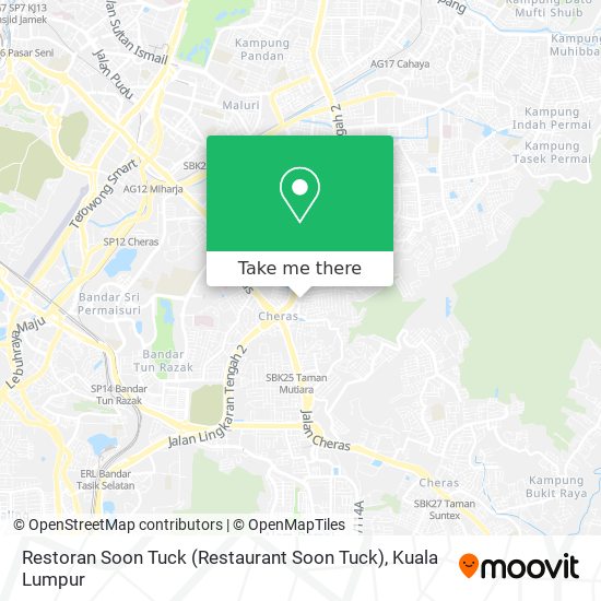 Restoran Soon Tuck (Restaurant Soon Tuck) map