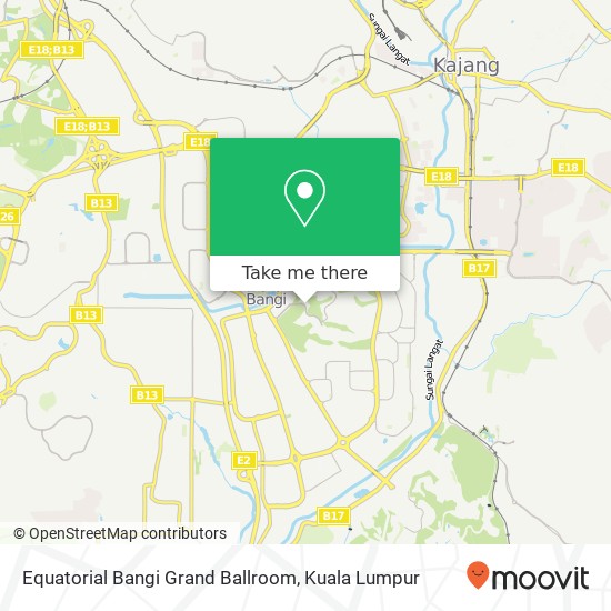 Equatorial Bangi Grand Ballroom map