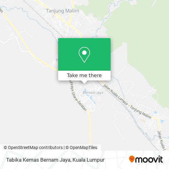 Tabika Kemas Bernam Jaya map