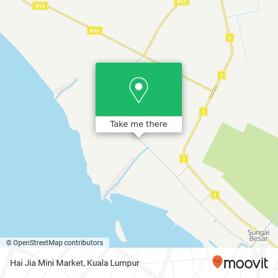 Hai Jia Mini Market, Jalan Kuala Selangor Lama 45300 Sungai Besar map