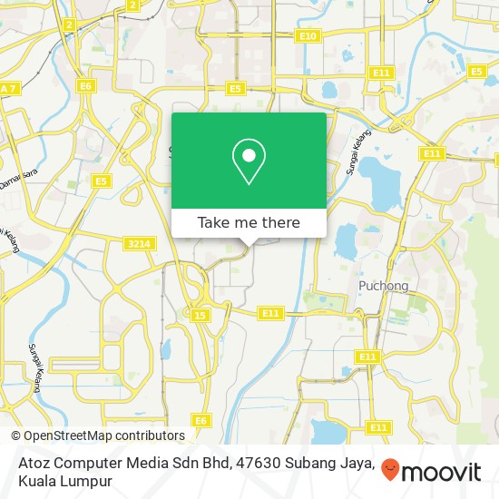 Peta Atoz Computer Media Sdn Bhd, 47630 Subang Jaya