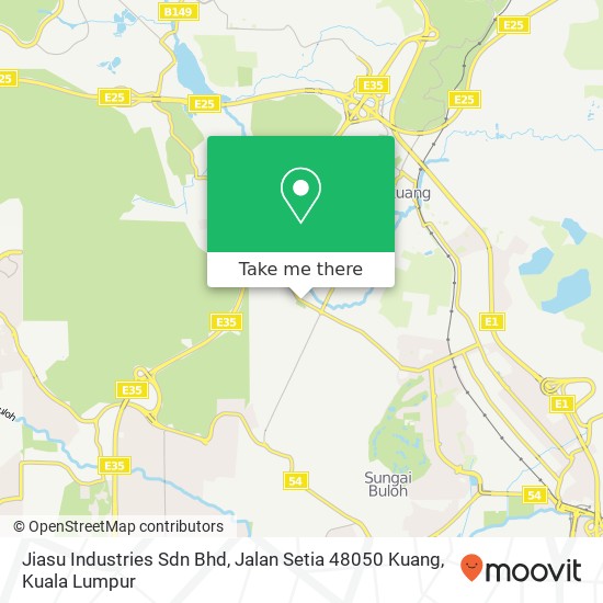 Jiasu Industries Sdn Bhd, Jalan Setia 48050 Kuang map