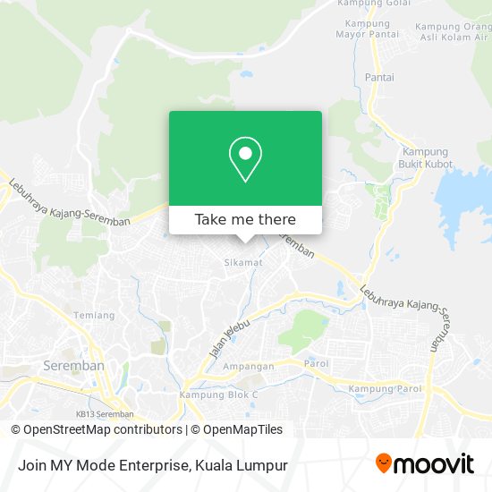 Join MY Mode Enterprise map