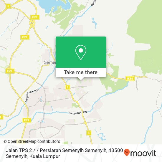 Jalan TPS 2 / / Persiaran Semenyih Semenyih, 43500 Semenyih map