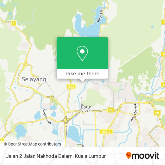 Jalan 2 Jalan Nakhoda Dalam map