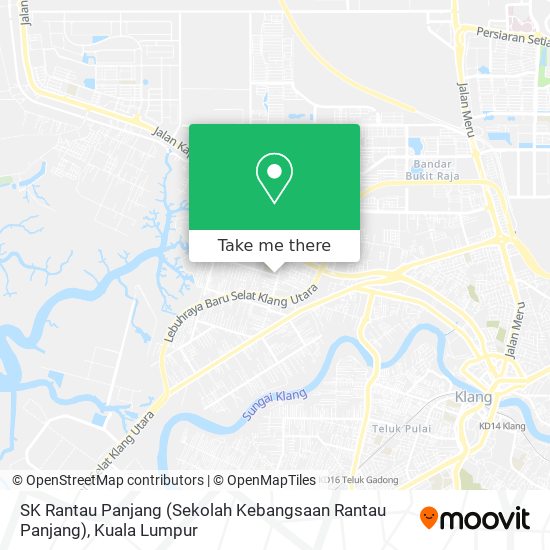 Peta SK Rantau Panjang (Sekolah Kebangsaan Rantau Panjang)