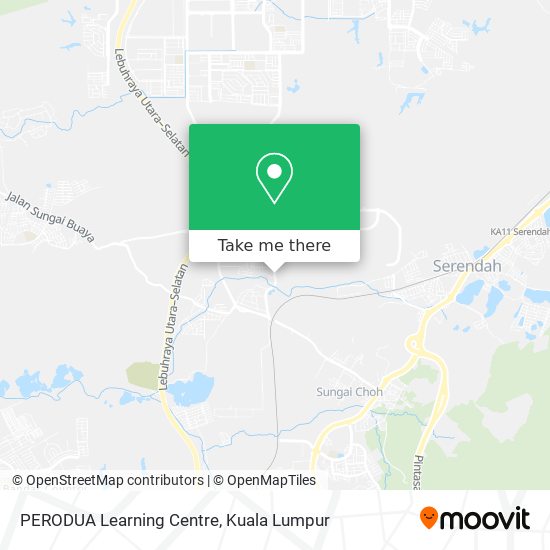 Peta PERODUA Learning Centre