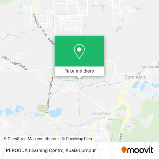 PERODUA Learning Centre map
