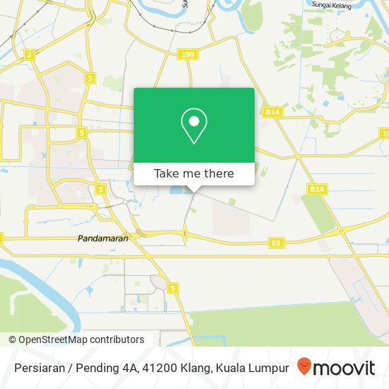 Peta Persiaran / Pending 4A, 41200 Klang