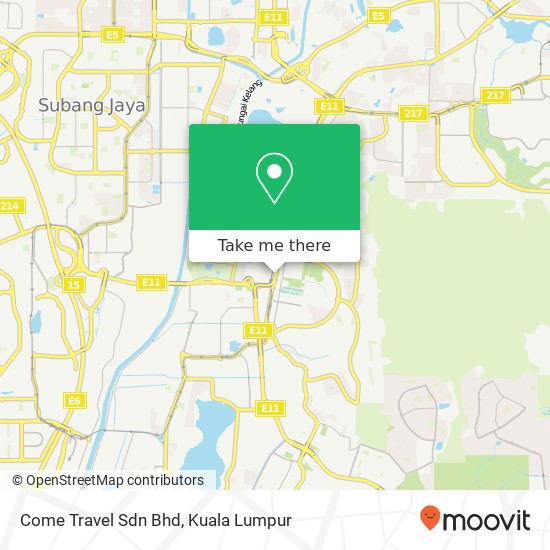 Come Travel Sdn Bhd map