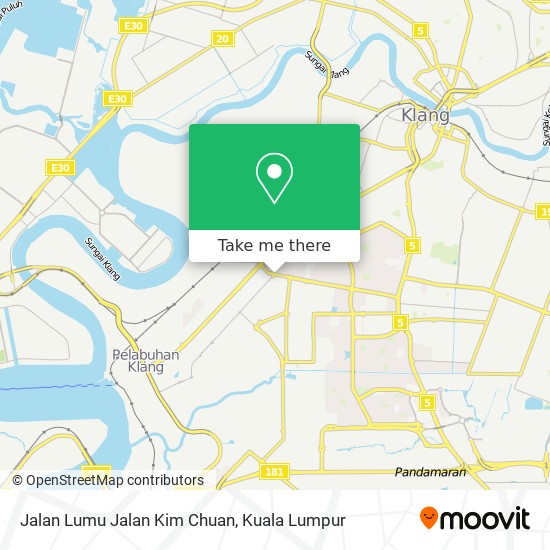 Jalan Lumu Jalan Kim Chuan map