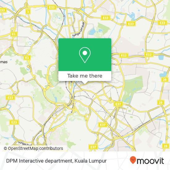 DPM Interactive department map