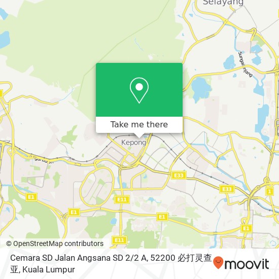 Cemara SD Jalan Angsana SD 2 / 2 A, 52200 必打灵查亚 map