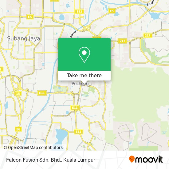 Falcon Fusion Sdn. Bhd. map