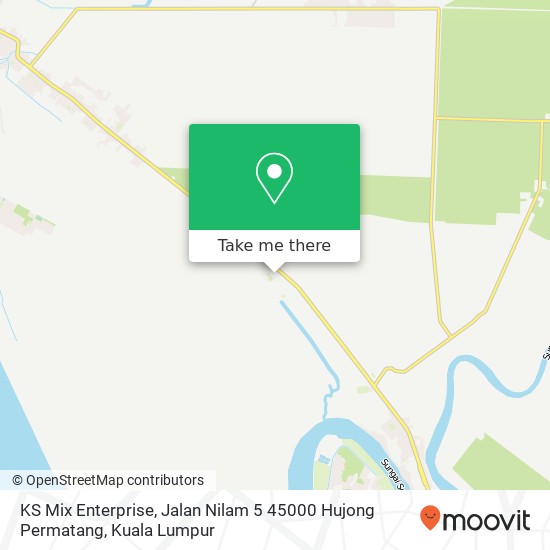 KS Mix Enterprise, Jalan Nilam 5 45000 Hujong Permatang map