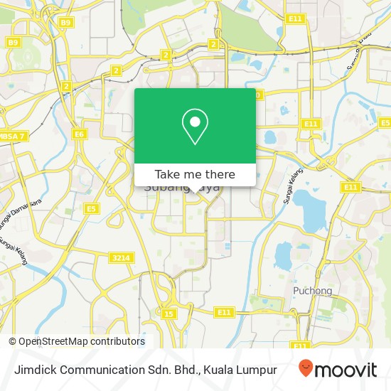 Jimdick Communication Sdn. Bhd. map