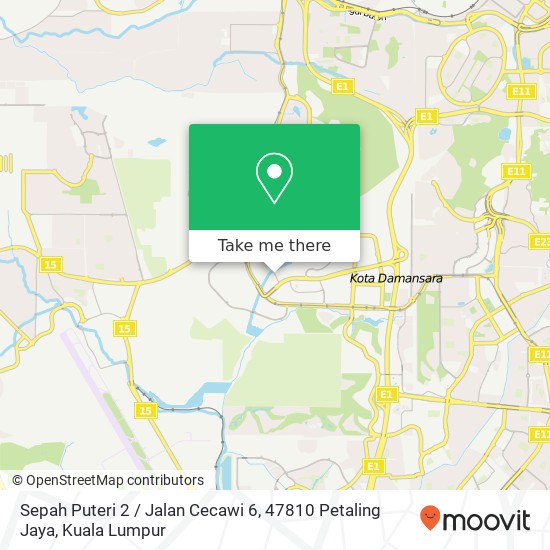 Sepah Puteri 2 / Jalan Cecawi 6, 47810 Petaling Jaya map