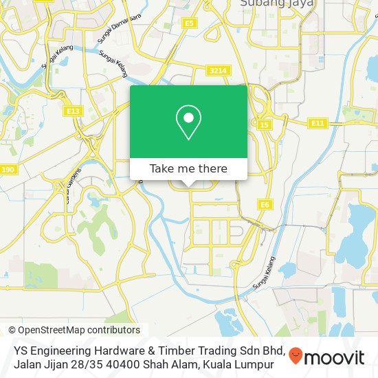 YS Engineering Hardware & Timber Trading Sdn Bhd, Jalan Jijan 28 / 35 40400 Shah Alam map