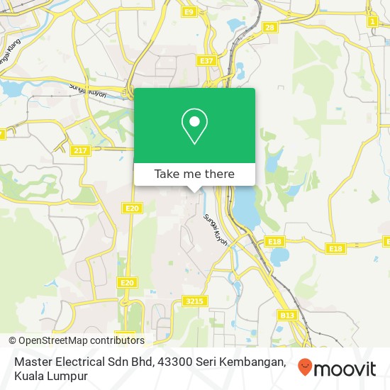 Master Electrical Sdn Bhd, 43300 Seri Kembangan map