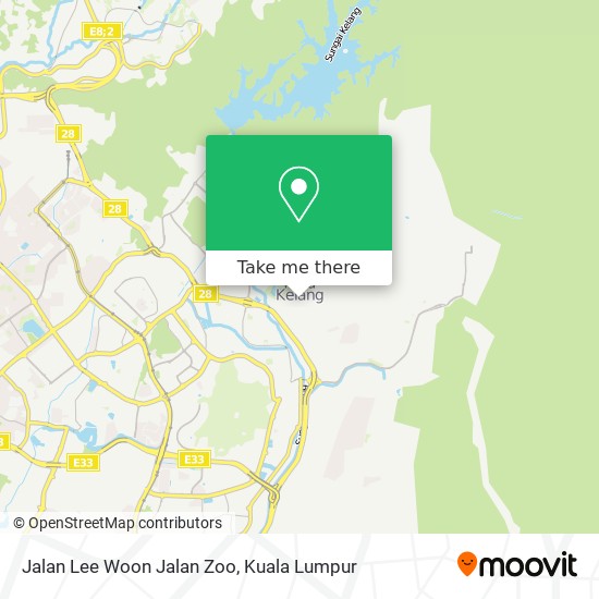 Jalan Lee Woon Jalan Zoo map