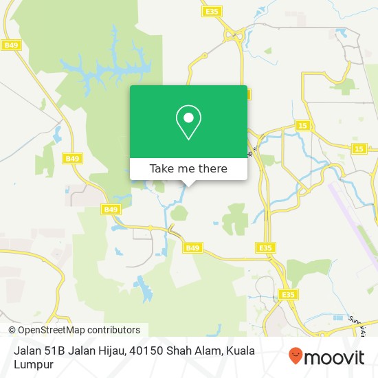 Jalan 51B Jalan Hijau, 40150 Shah Alam map