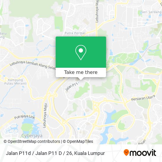 Jalan P11d / Jalan P11 D / 26 map