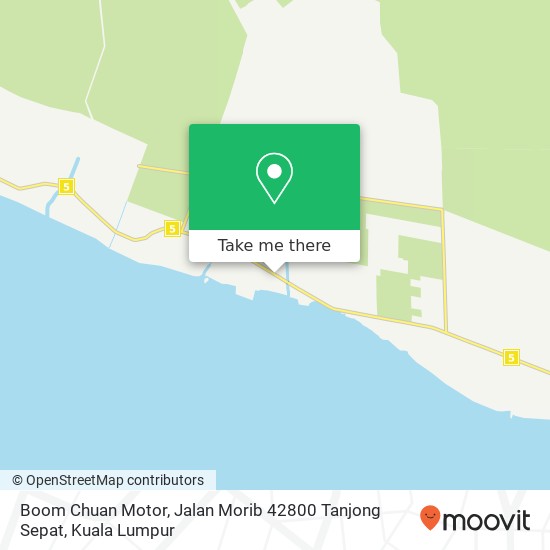 Boom Chuan Motor, Jalan Morib 42800 Tanjong Sepat map