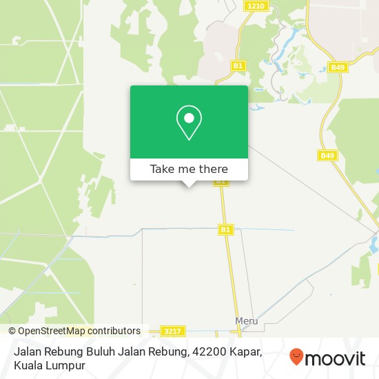 Jalan Rebung Buluh Jalan Rebung, 42200 Kapar map