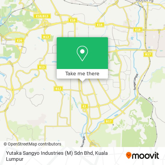 Yutaka Sangyo Industries (M) Sdn Bhd map