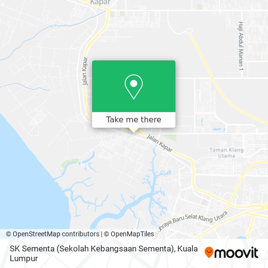 Peta SK Sementa (Sekolah Kebangsaan Sementa)