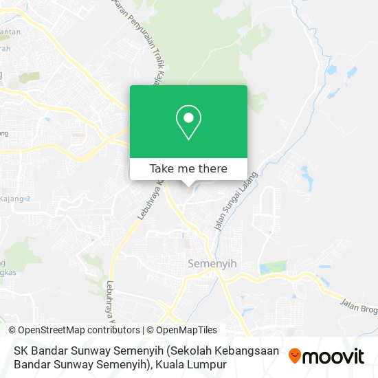 SK Bandar Sunway Semenyih (Sekolah Kebangsaan Bandar Sunway Semenyih) map
