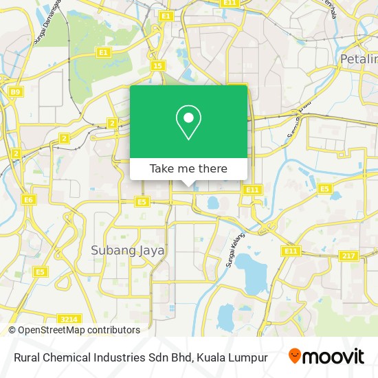 Rural Chemical Industries Sdn Bhd map