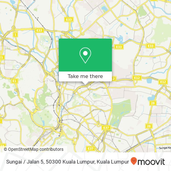 Sungai / Jalan 5, 50300 Kuala Lumpur map