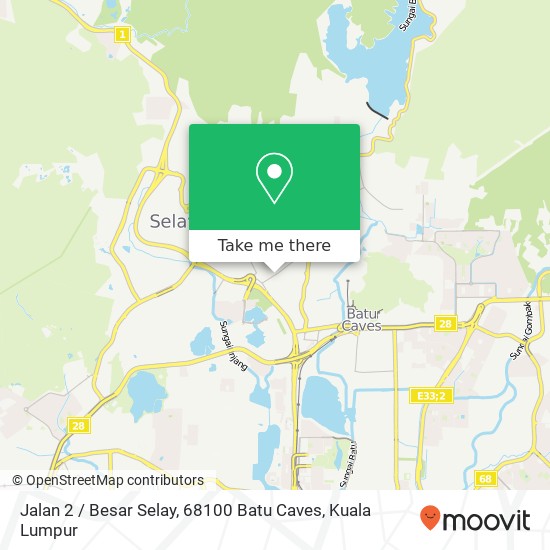 Peta Jalan 2 / Besar Selay, 68100 Batu Caves