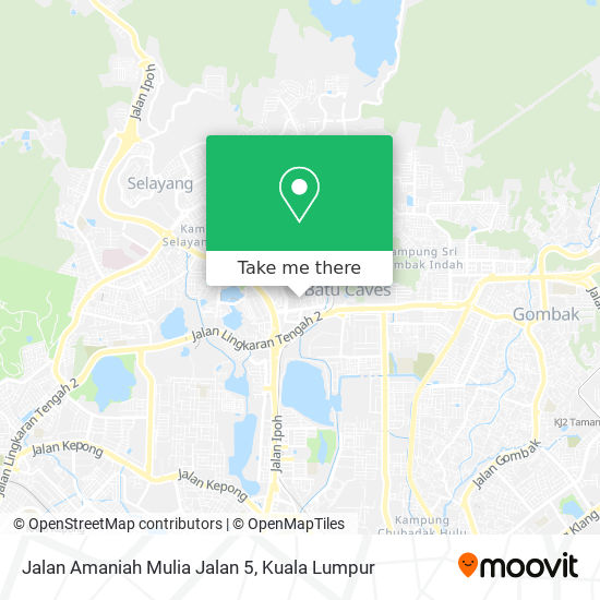 Jalan Amaniah Mulia Jalan 5 map