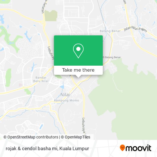 rojak & cendol basha mi map