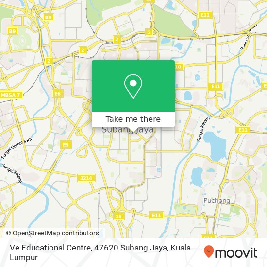 Ve Educational Centre, 47620 Subang Jaya map