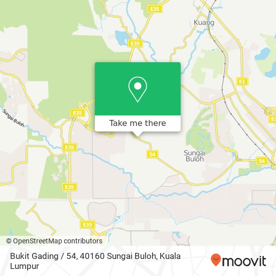 Peta Bukit Gading / 54, 40160 Sungai Buloh