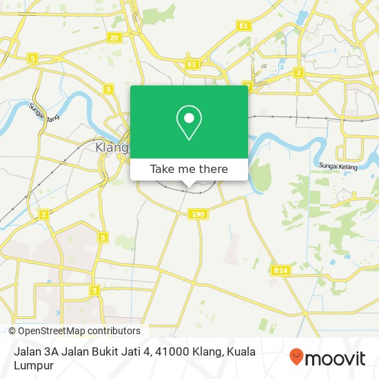 Jalan 3A Jalan Bukit Jati 4, 41000 Klang map