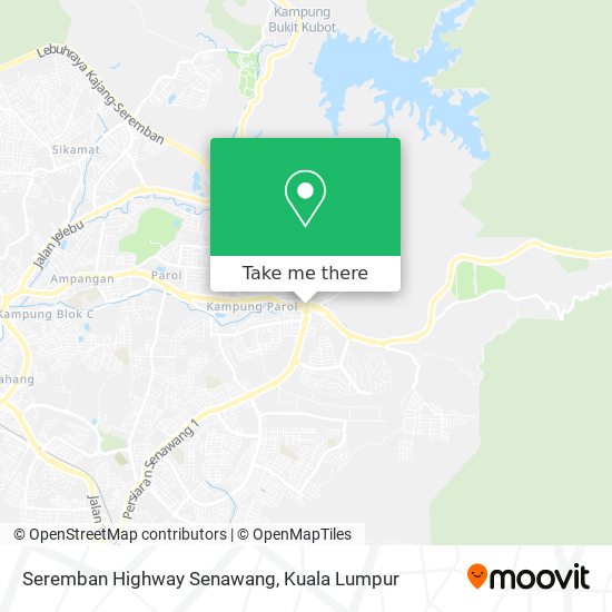Peta Seremban Highway Senawang