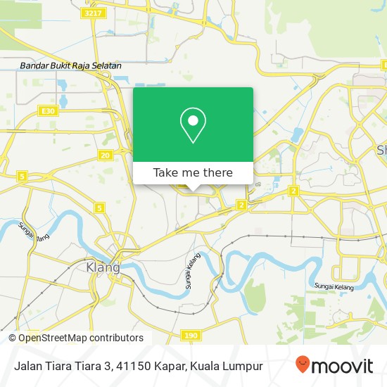Jalan Tiara Tiara 3, 41150 Kapar map