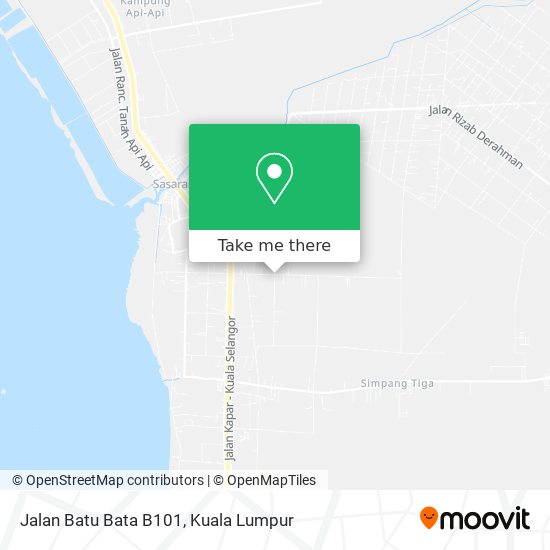 Jalan Batu Bata B101 map