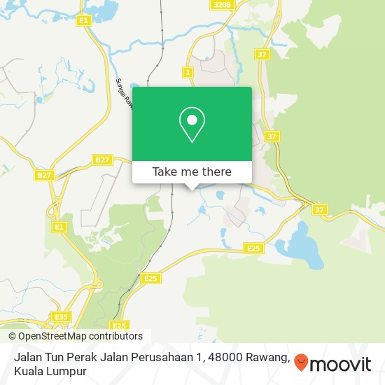 Jalan Tun Perak Jalan Perusahaan 1, 48000 Rawang map