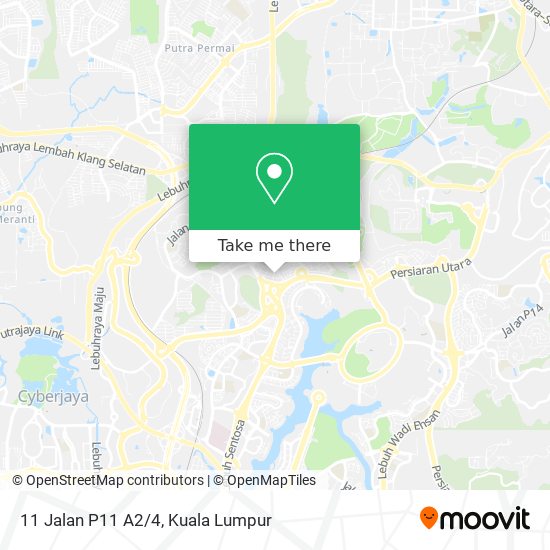 11 Jalan P11 A2/4 map