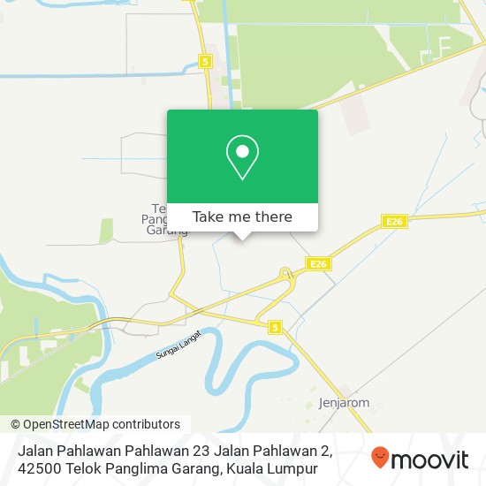 Jalan Pahlawan Pahlawan 23 Jalan Pahlawan 2, 42500 Telok Panglima Garang map