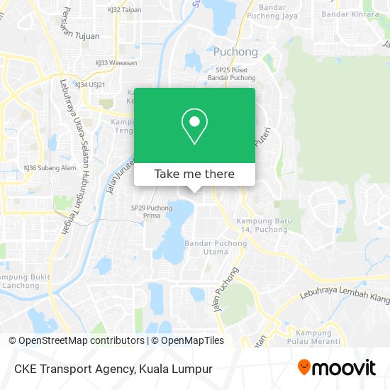 CKE Transport Agency map