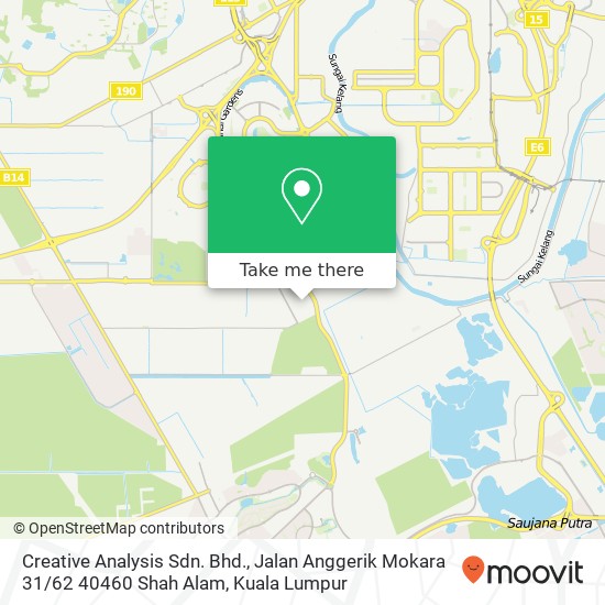 Creative Analysis Sdn. Bhd., Jalan Anggerik Mokara 31 / 62 40460 Shah Alam map