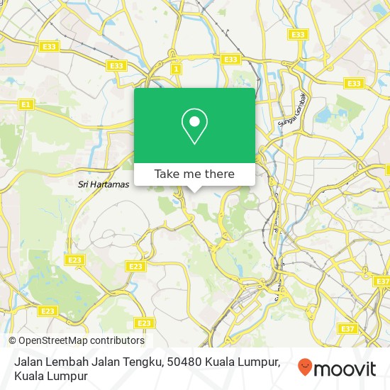 Jalan Lembah Jalan Tengku, 50480 Kuala Lumpur map